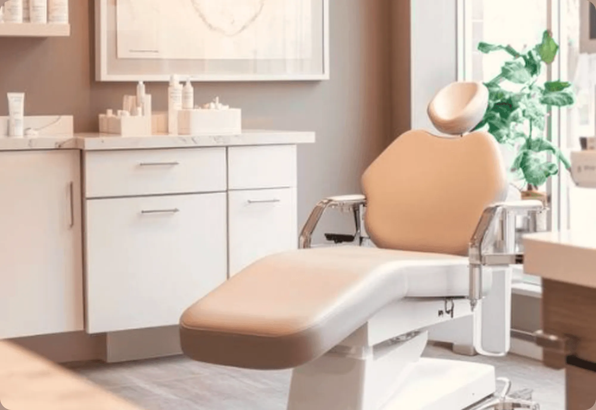A treatment room at Russian Aesthetic
